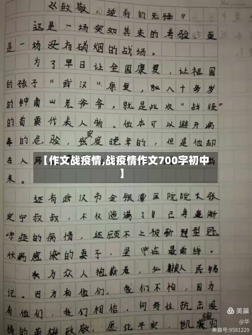 【作文战疫情,战疫情作文700字初中】-第2张图片