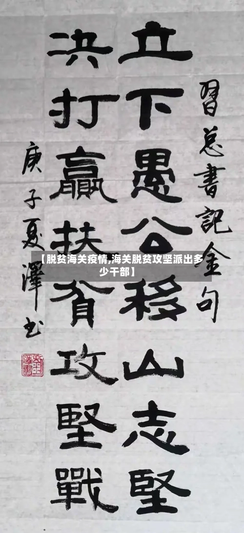 【脱贫海关疫情,海关脱贫攻坚派出多少干部】-第2张图片