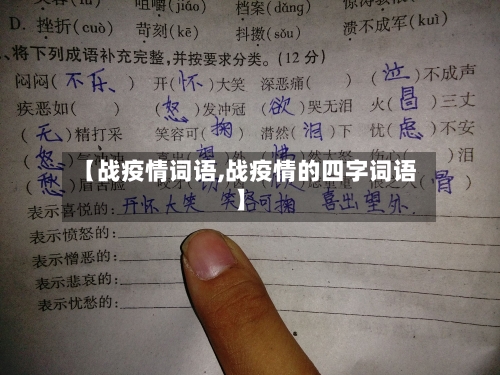 【战疫情词语,战疫情的四字词语】-第2张图片