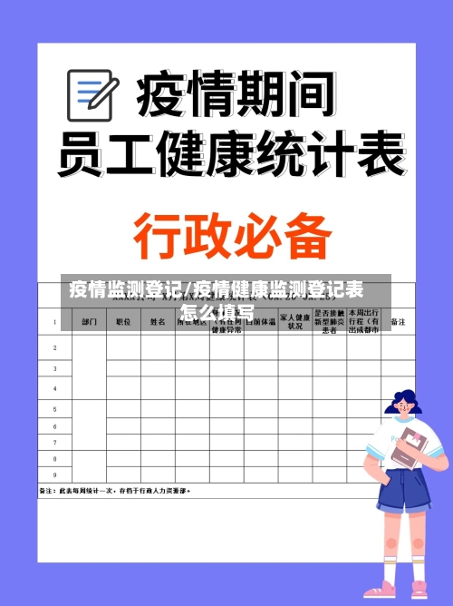 疫情监测登记/疫情健康监测登记表怎么填写-第1张图片