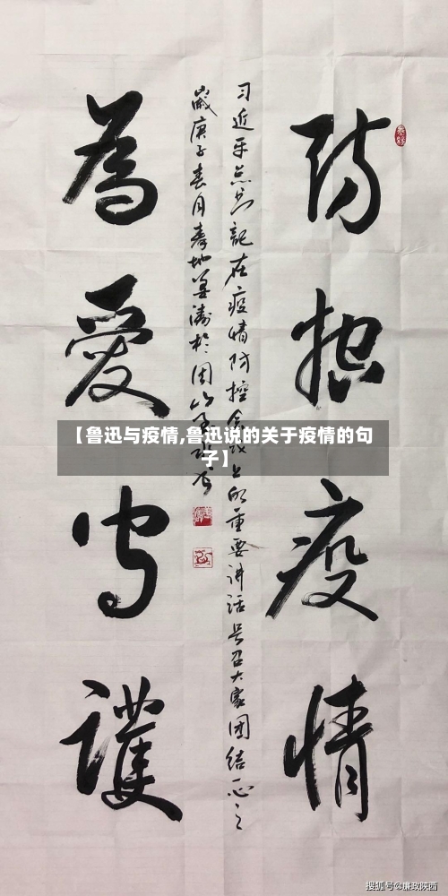 【鲁迅与疫情,鲁迅说的关于疫情的句子】-第2张图片