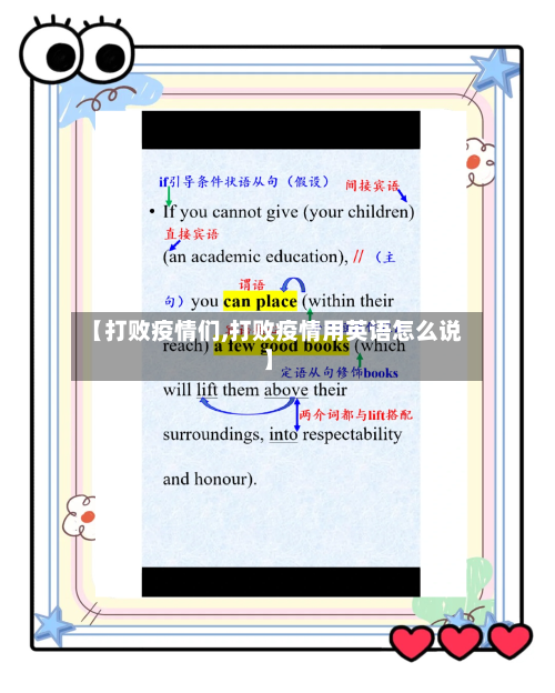 【打败疫情们,打败疫情用英语怎么说】-第1张图片