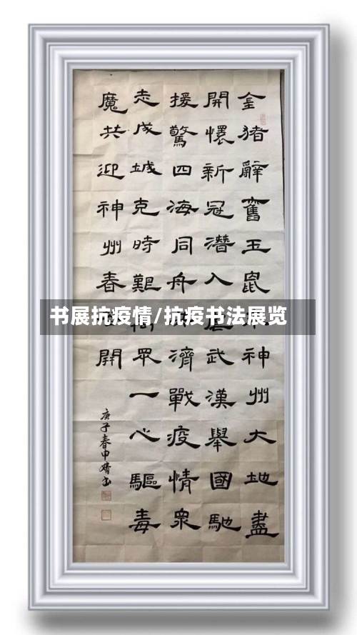 书展抗疫情/抗疫书法展览-第1张图片