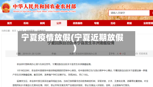宁夏疫情放假(宁夏近期放假)-第3张图片