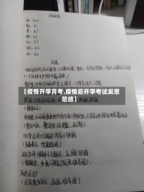 【疫情开学月考,疫情后开学考试反思总结】-第2张图片