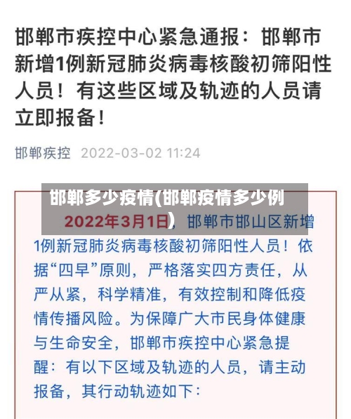 邯郸多少疫情(邯郸疫情多少例)-第2张图片
