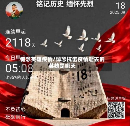 惦念英雄疫情/悼念抗击疫情逝去的英雄是哪天-第1张图片