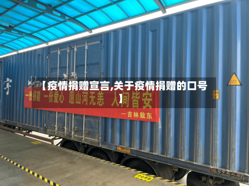 【疫情捐赠宣言,关于疫情捐赠的口号】-第2张图片