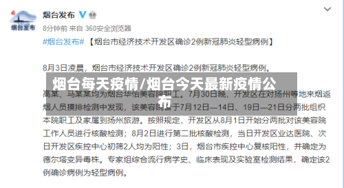 烟台每天疫情/烟台今天最新疫情公布-第2张图片