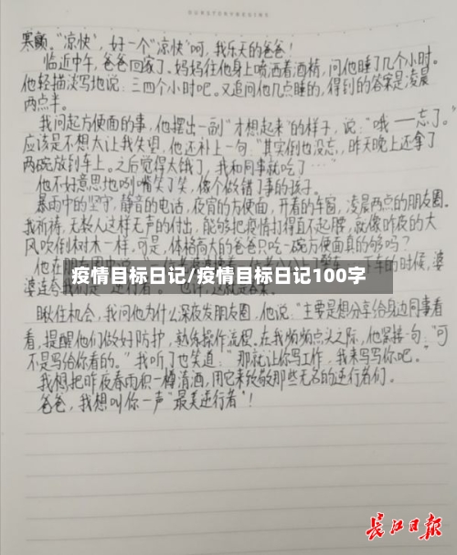 疫情目标日记/疫情目标日记100字-第1张图片