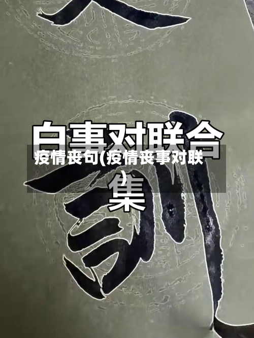 疫情丧句(疫情丧事对联)-第3张图片
