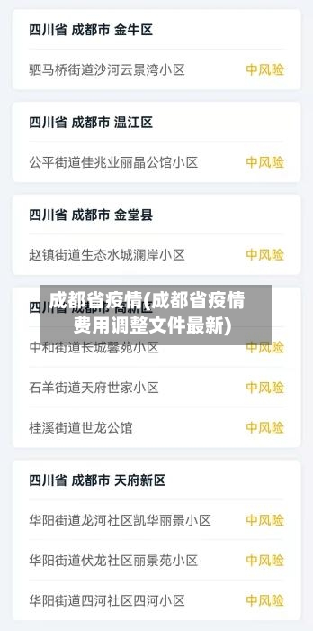 成都省疫情(成都省疫情费用调整文件最新)-第2张图片