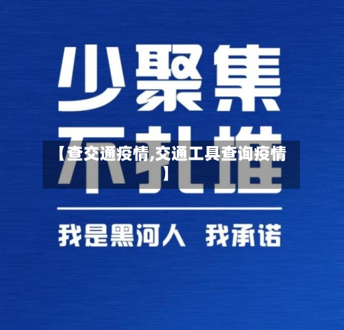 【查交通疫情,交通工具查询疫情】-第3张图片