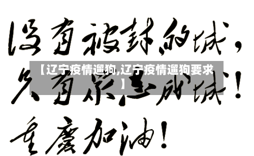 【辽宁疫情遛狗,辽宁疫情遛狗要求】-第2张图片