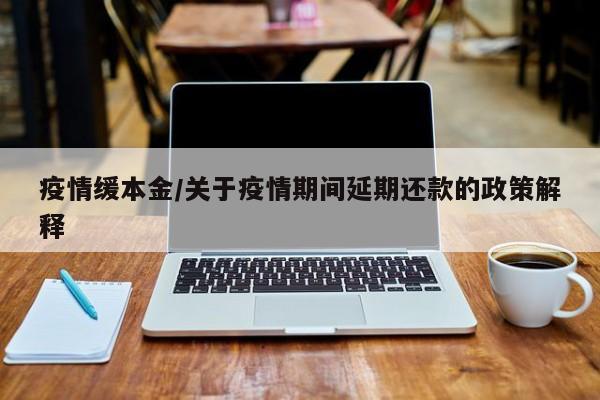 疫情缓本金/关于疫情期间延期还款的政策解释